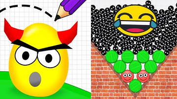 Draw to smash logic puzzle vs rescue the dogs New update Gameplay part 1