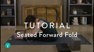 How to do a Seated Forward Fold | YOGA TUTORIAL