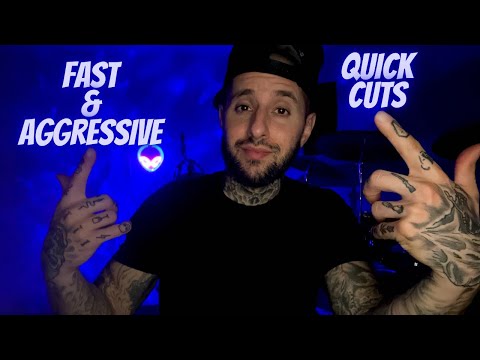 Fast & Aggressive Quick Cuts ASMR | Random and Unpredictable