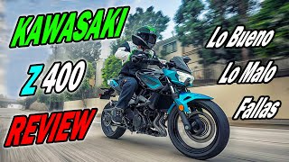 KAWASAKI Z400  ⛔Fallas/Lo Bueno/Lo Malo