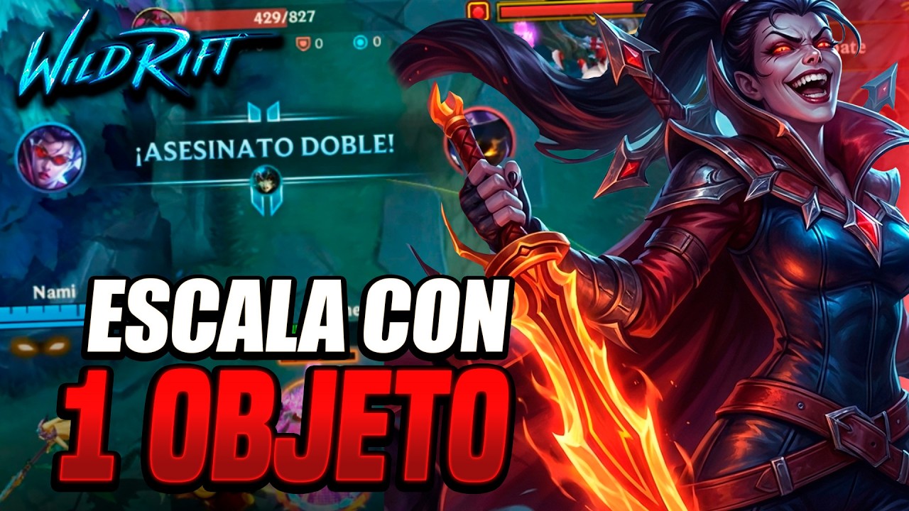 ¡CON SOLO 1 OBJETO VAYNE ES DIOS! | Wild Rift