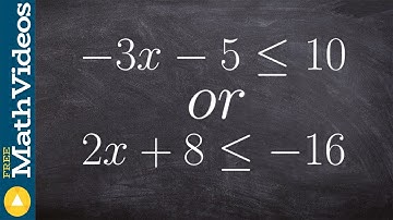 Learn how to solve an or compound inequality