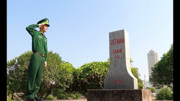 Giới thiệu cột mốc 1368 (3) thuộc địa phận phường Ka Long, thành phố Móng Cái, tỉnh Quảng Ninh