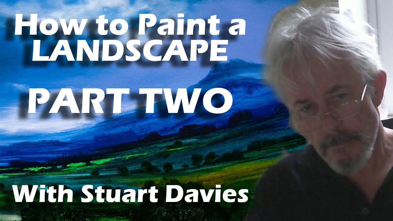 How to Paint a Landscape in Oils In One Hour - Continued - YouTube