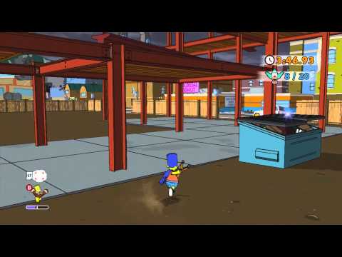 The Simpsons Game (Xbox 360) - Shadow of the Colossal Donut (Time Challenge)