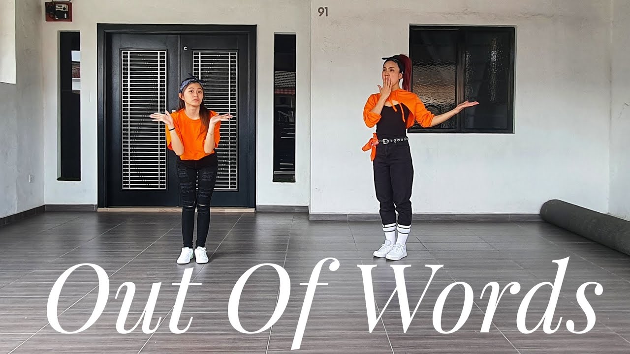 Out Of Words Line Dance Demo - YouTube