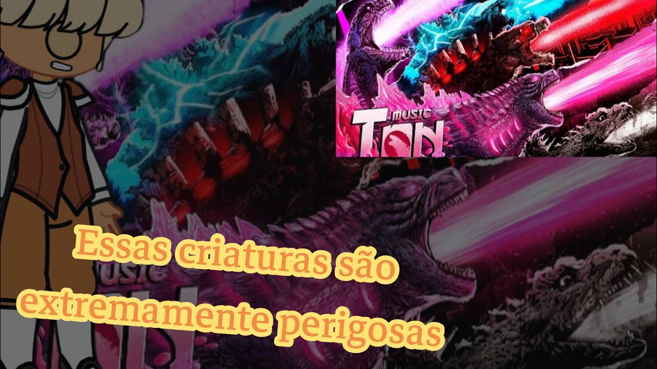 Diamante magenta au react to Godzilla [No topo do mundo] 