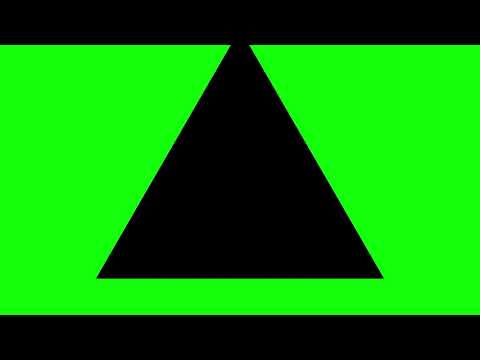 Black Triangle Green Background Up To Down