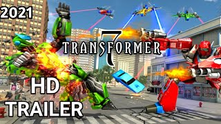 TRANSFORMER GAME TRAILER - DRONE ROBOT GAME (2021) screenshot 5