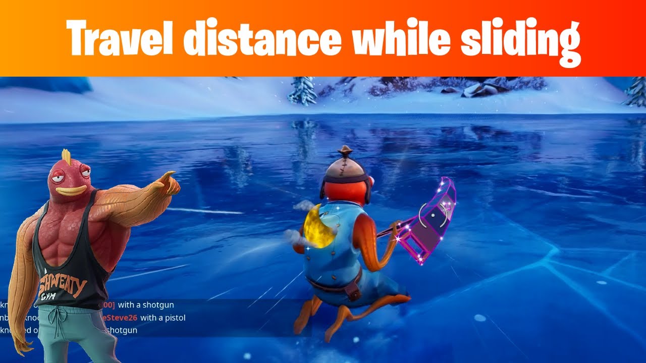 View Distance Fortnite Fortnite วิธีทำ Travel distance while sliding Week 6 - YouTube