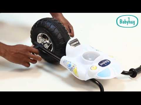 babyhug battery operated ride on car