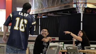 Chargers Fan Trolls Raiders Fans on Monday Night Football!