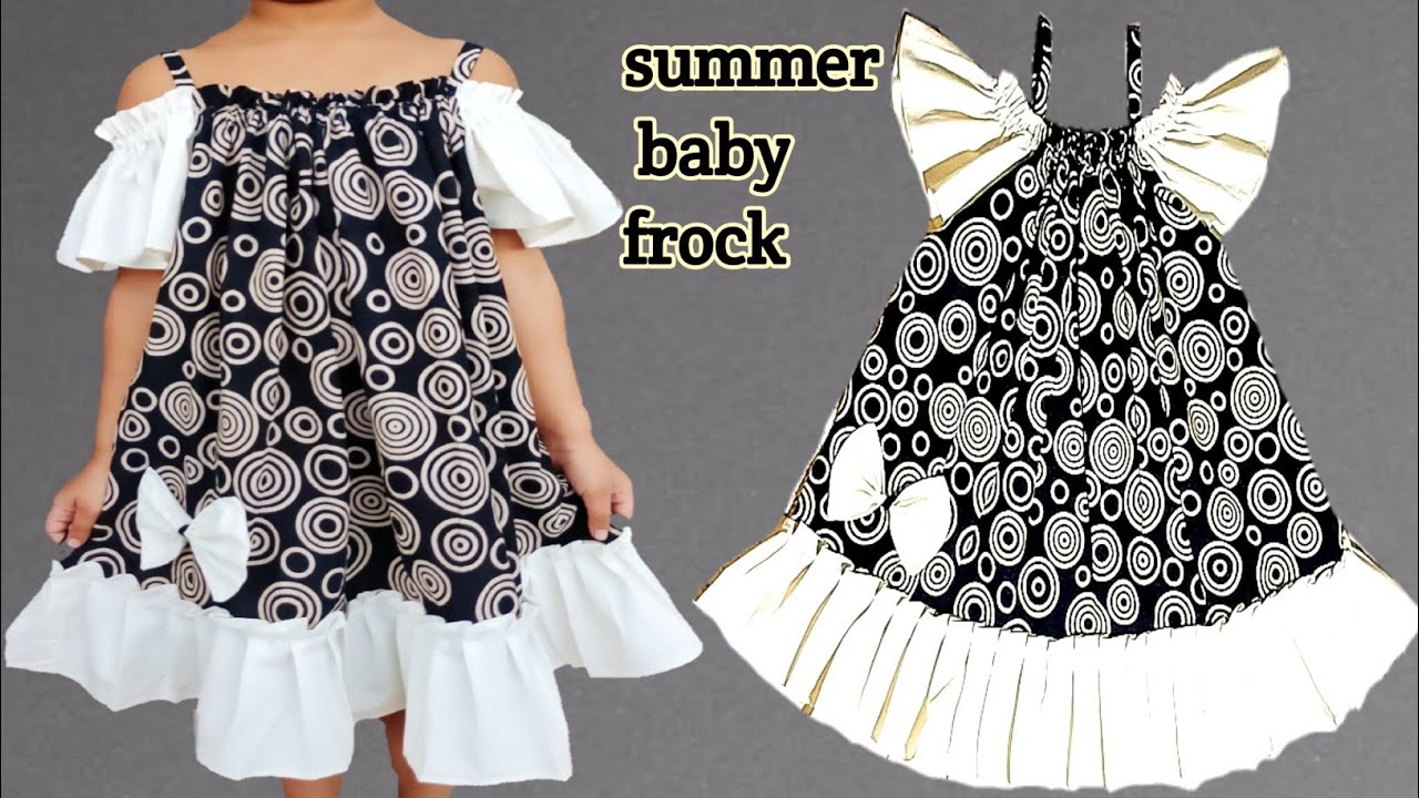 Yoke Baby Frock Cutting and Stitching at Home I Summer Baby Frock  Ramulu  Tailor  YouTube