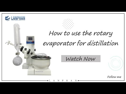 how to use the rotary evaporator for distillation