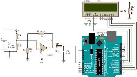 DC current measurement with arduino using a shunt resistor and Operational amplifier
