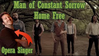 Opera Singer Reacts - Man of Constant Sorrow || Home Free