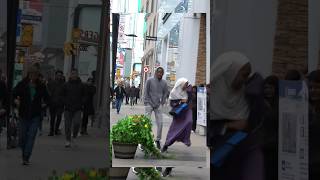 OMG, she almost faint with Bushman Prank surprise #shorts