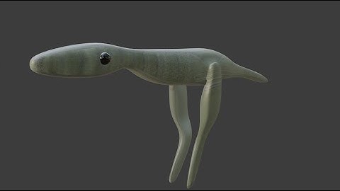 Making a dinosaur in blender part 2