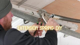 Easy Garage Extension Spring Install!