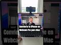 Usa tu iPhone como webcam en tu Mac 🔥 #AppleTips #ContinuityCamera #tech #mactips #techhacks