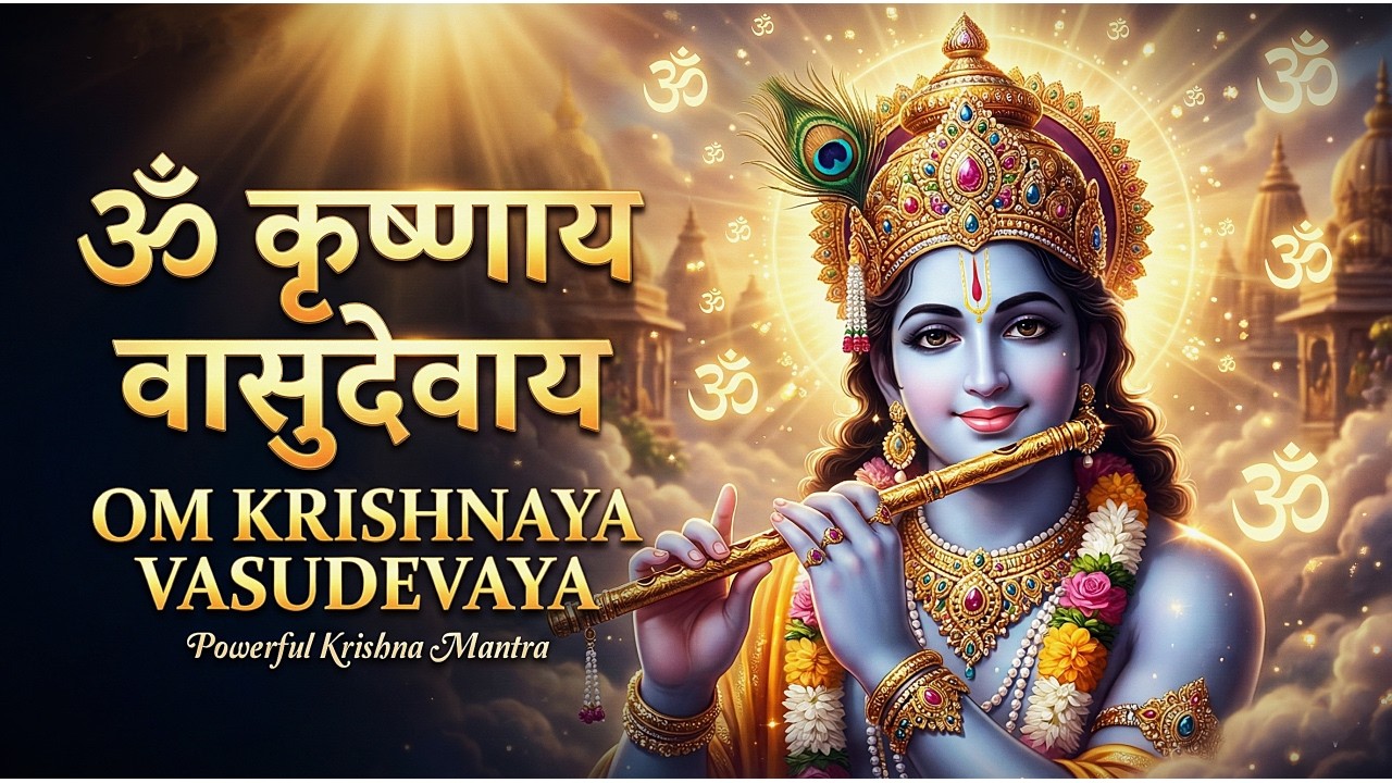 ॐ कृष्णाय वासुदेवाय हरये परमात्मने | Om Krishnaya Vasudevaya | Krishna Bhajan 2025 | Bhakti Song