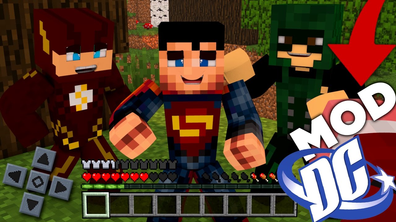 LANÇOU MOD DC SUPER HEROES FLASH, SUPERMAN E ARQUEIRO VERDE PARA ...