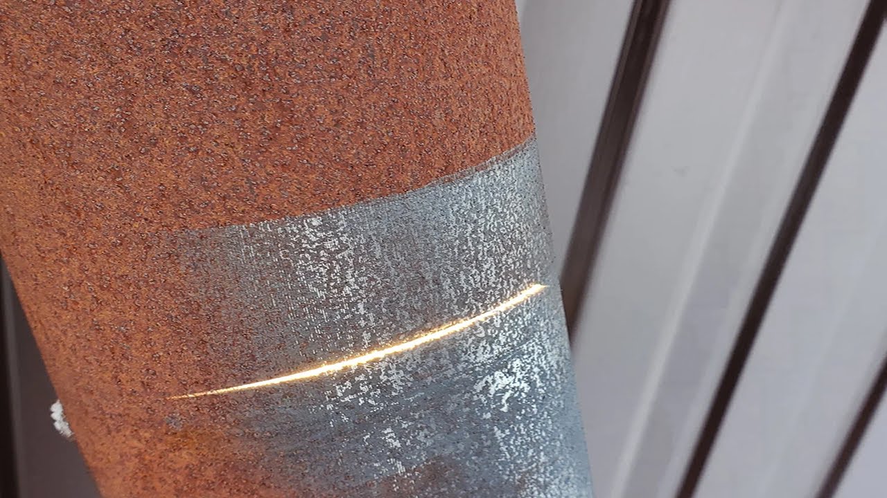 Очистка металла от краски лазерным станком - YouTube