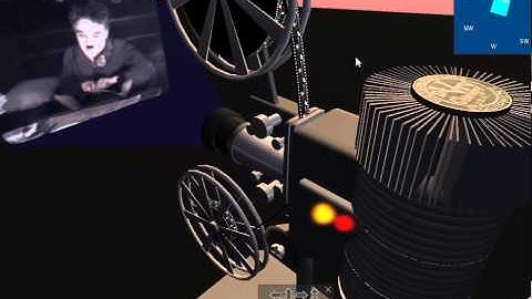 Antique Projector Build in Second Life