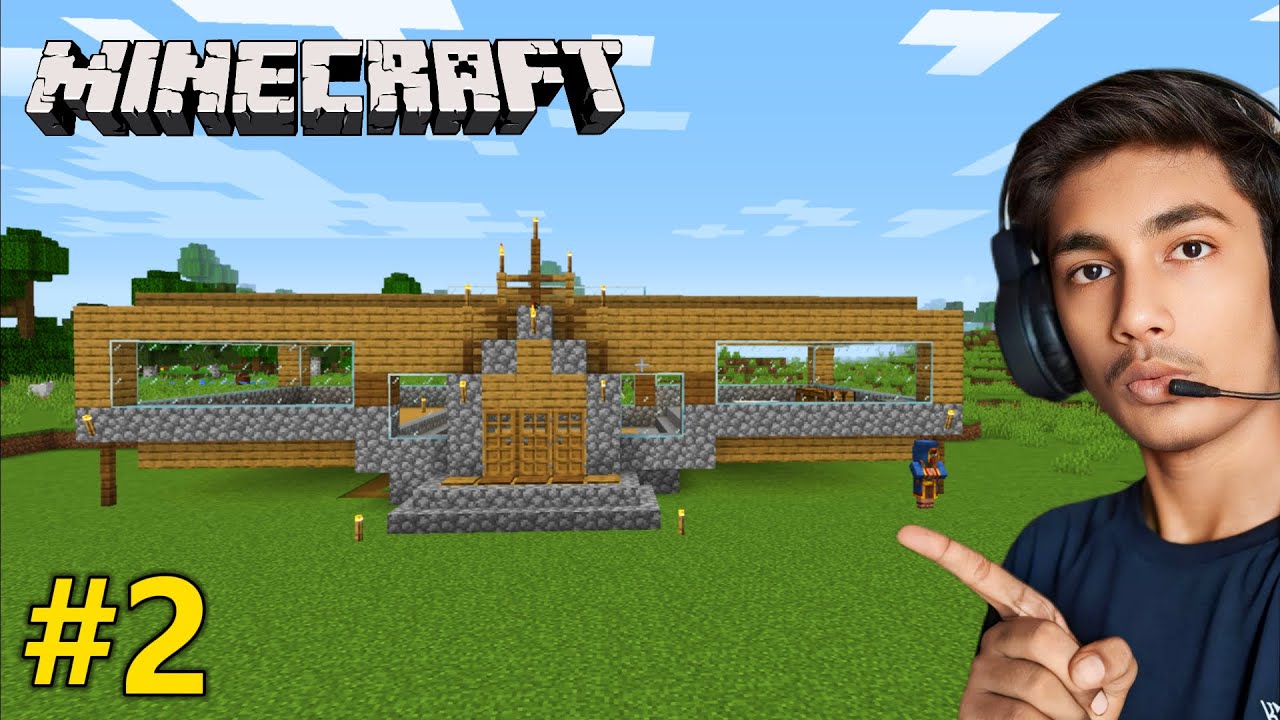FINALLY I MADE A EPIC HOUSE | MINECRAFT GAMEPLAY #2 - YouTube