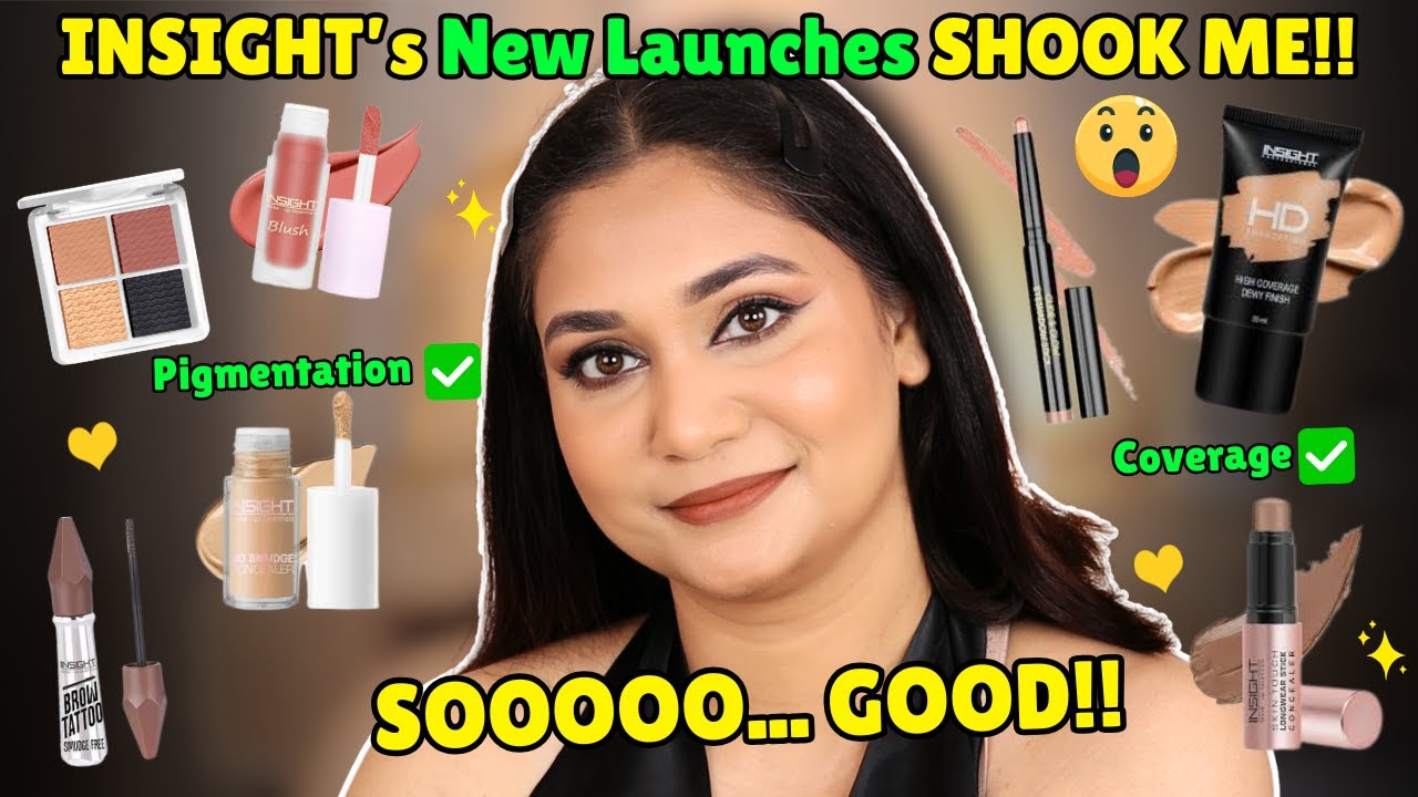 Are We Sleeping on INSIGHT Cosmetics? 👀 Full Face of Their New Launches!