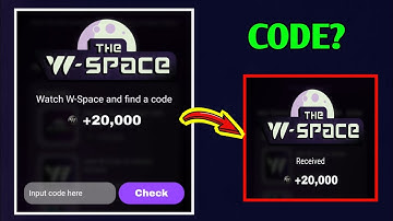 WATCH THE W-SPACE AND FIND A CODE | W COIN NEW YOUTUBE VIDEO CODE| INPUT CODE HERE W COIN VIDEO CODE