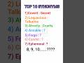 Synonyms for all govt exam | #shorts #synonyms