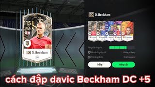 Fconline - Mẹo nhỏ giúp anh em đập cầu thủ lên +5 rất là đơn giản . David Beckham