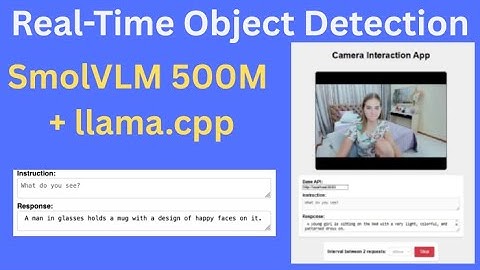 "Verander je webcam in een AI-detector | SmolVLM 500M + llama.cpp Tutorial"