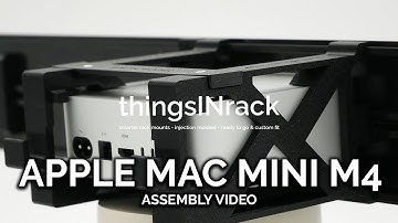 APPLE MAC MINI M4 | thingsINrack assembly video