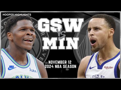 Golden State Warriors vs Minnesota Timberwolves Full Game Highlights | Nov 12 | 2024 NBA Season