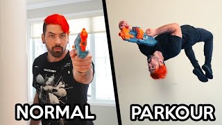 ALL NEW Parkour VS Normal People In Real Life screenshot 5