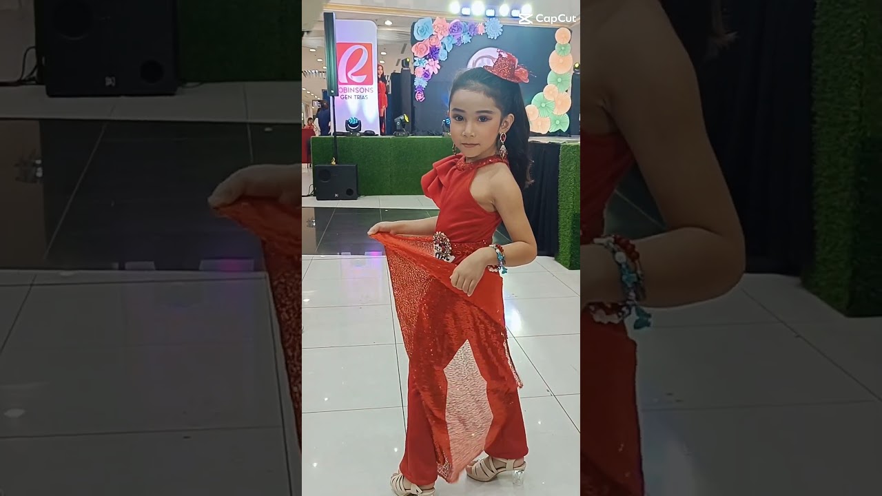 sairah modelling stint..