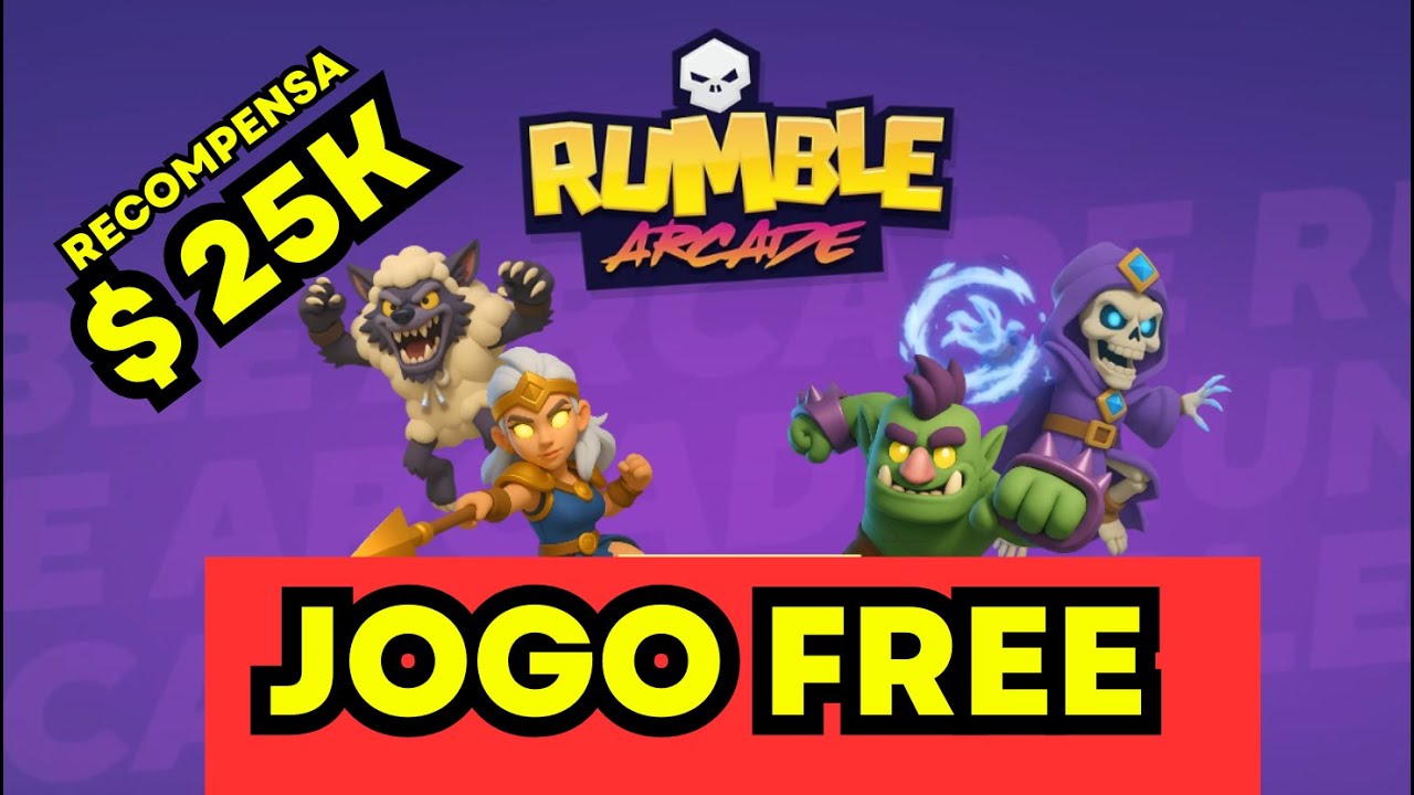 No Rumble 🎁 EVENTO TOTALMENTE GRÁTIS! Comece AGORA no Rumble Arcade e GANHE ...