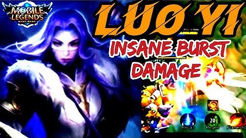 LUO YI MAGE | EARLY GAME INSANE BURST DAMAGE #mlbb