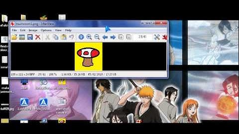 Making a mushroom icon in MS Paint and changing icon in Windows software