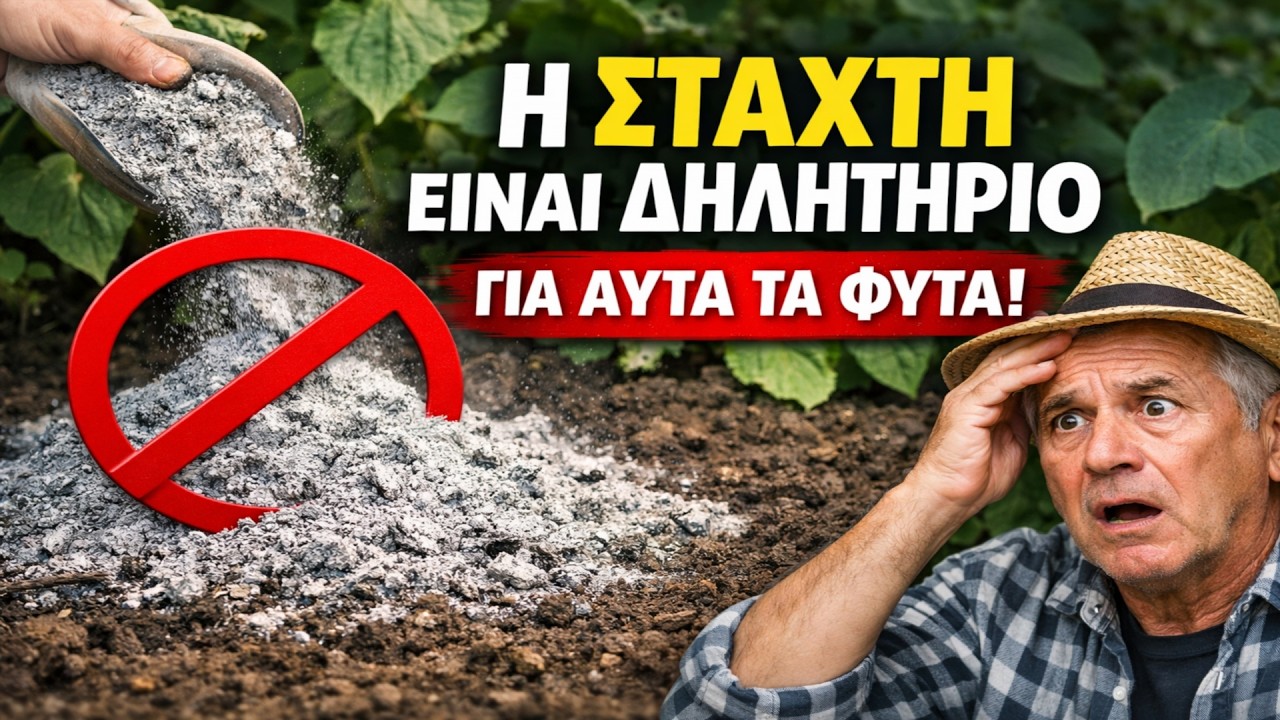 Η ΣΤΑΧΤΗ ΕΙΝΑΙ ΔΗΛΗΤΗΡΙΟ ΓΙΑ ΑΥΤΑ ΤΑ 20 ΦΥΤΑ! Μην τη ρίχνετε ΠΟΤΕ εδώ, γιατί αλλιώς, σοδειά ΔΕΝ ΘΑ