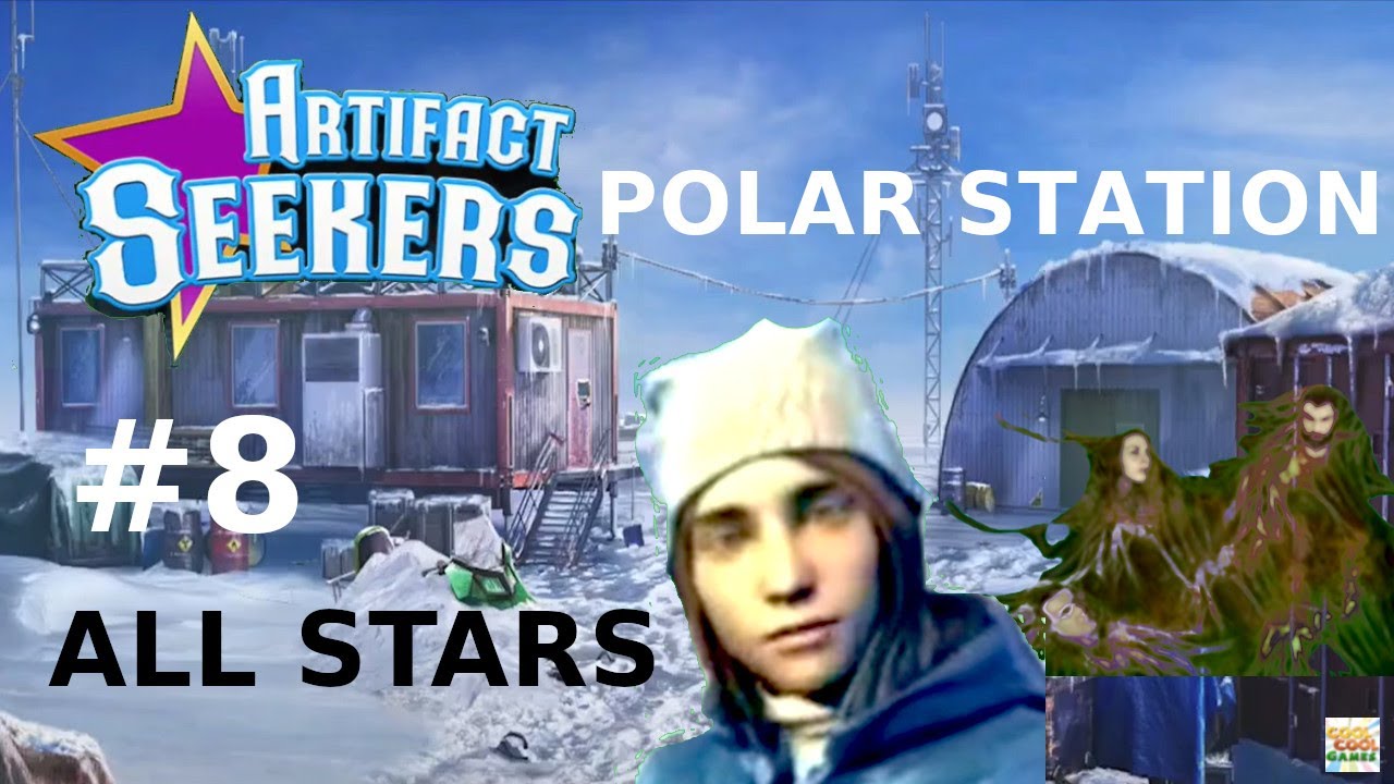 Artifact Seekers 8: Polar Station Walkthrough - Mystery Adventure Hidden Object Game All Stars