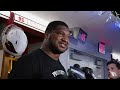 Calais Campbell and Paris Johnson Jr. Media Availability | Week 14 vs. Los Angeles Rams