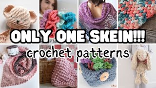 The BEST ONE-SKEIN CROCHET Patterns You NEED to MAKE This SPRING & SUMMER | 2023 screenshot 1