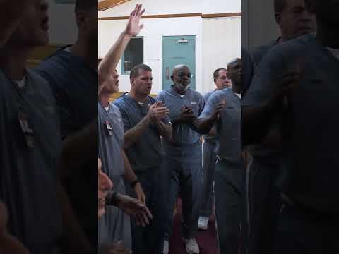 Inmates sing OPEN THE EYES OF MY HEART #worshipmusic #worship #jesussaves #jesuslovesyou