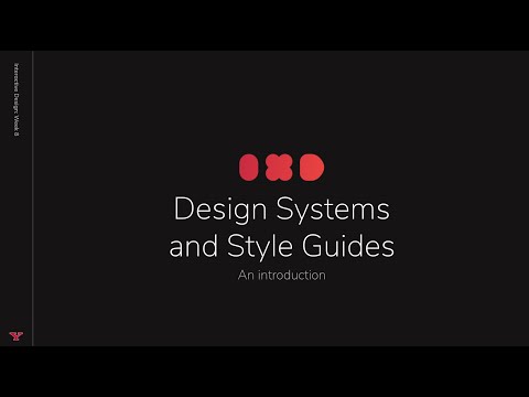 YSU / GID / IXD - Introduction to Design Systems