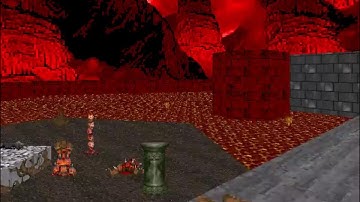 Doom level E3M6, Mt. Erebus: Exit location