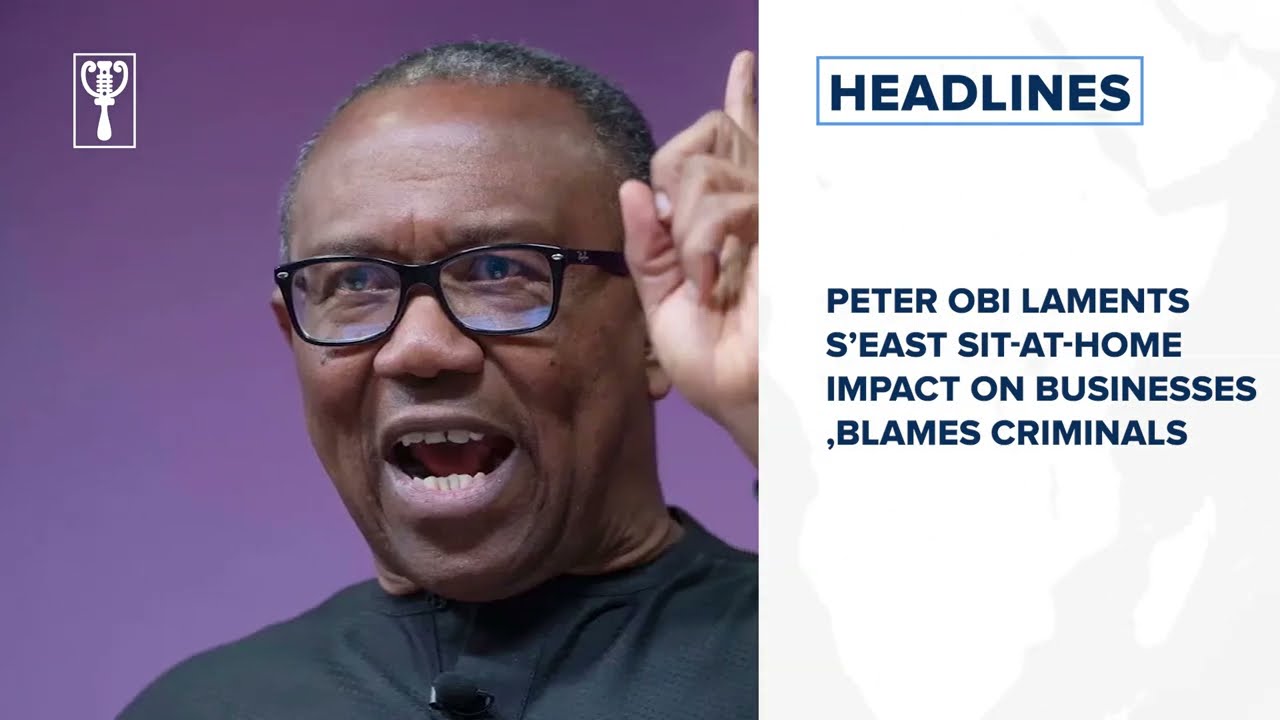 Peter Obi laments S’East sit-at-home impact on businesses, blames criminals