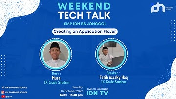 CREATING AN APPLICATION FLAYER